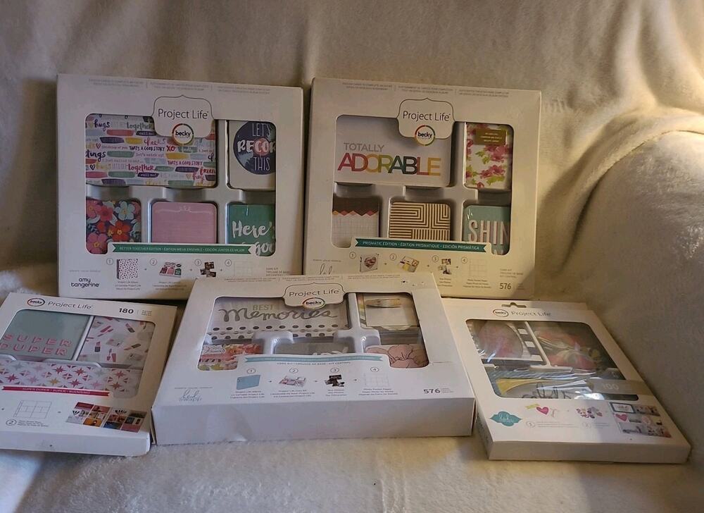 Becky Higgins Project Life Card Kit Lot Scrapbooking Amy Tangerine Adorable NEW